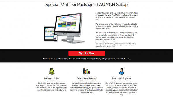 Landing Page Example 2